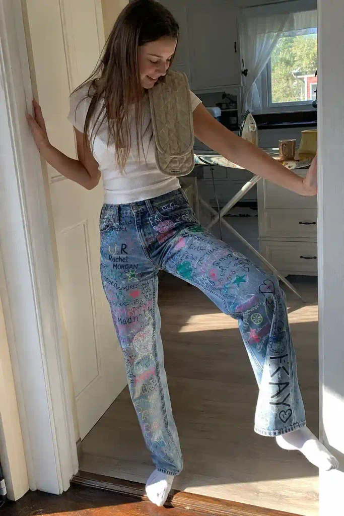 Sealing your jeans so the