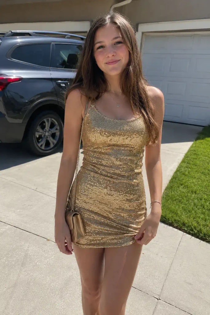 Sequin bodycon mini