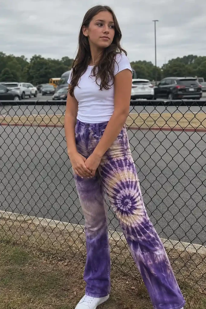 Shibori tie-dye spiral