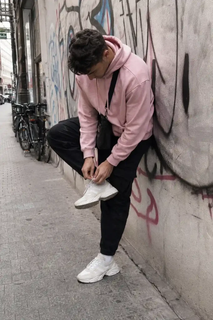 Streetwear-inspired look