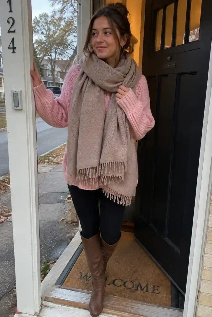 Taupe blanket