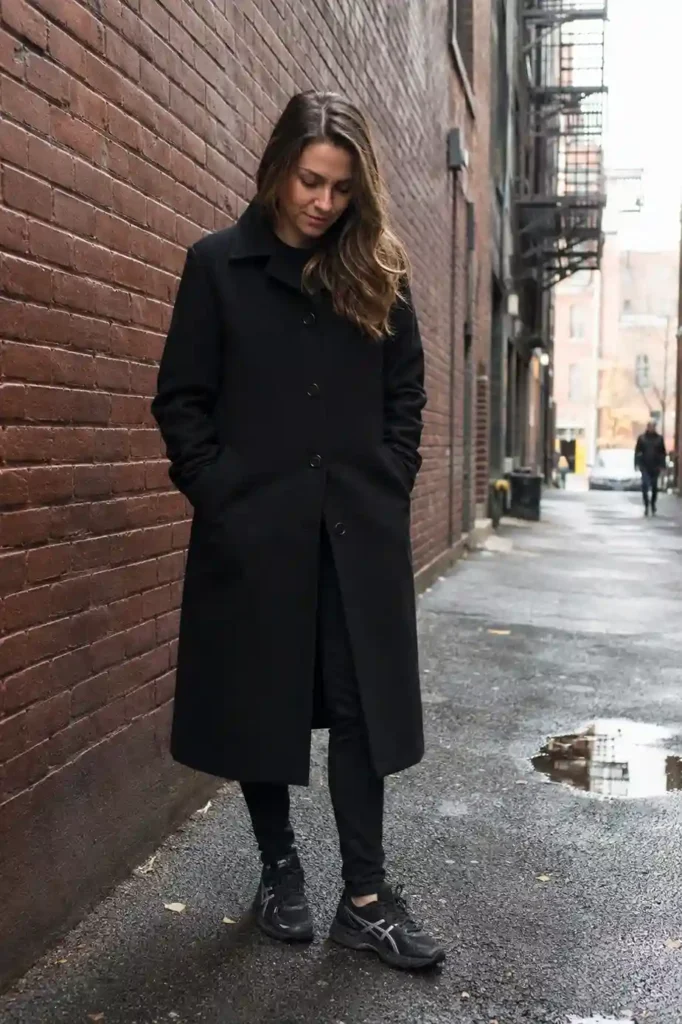 Trench coat with