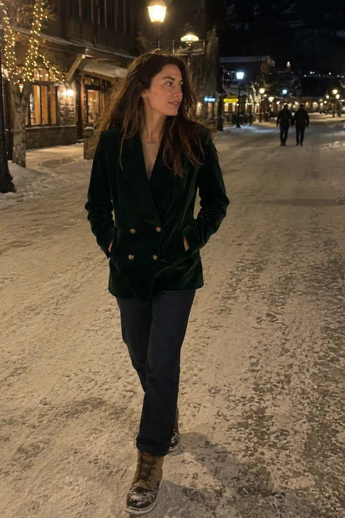 Velvet blazer