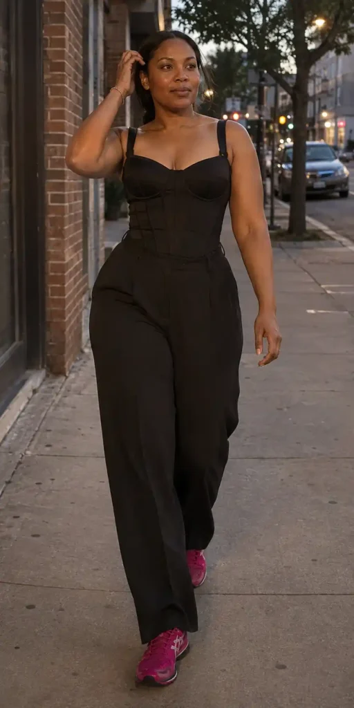 Wide-leg trousers