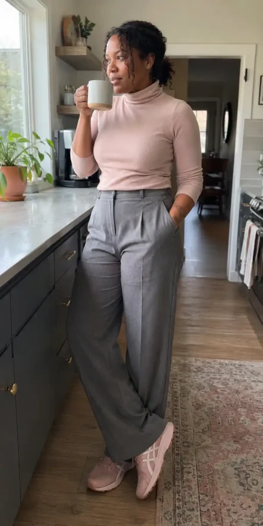 Wide-leg trousers