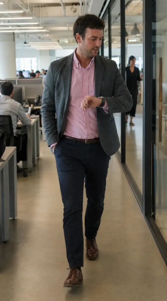 Work-appropriate office outfit