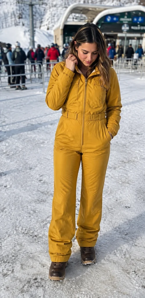 6. Monochrome jumpsuit in a single bold color