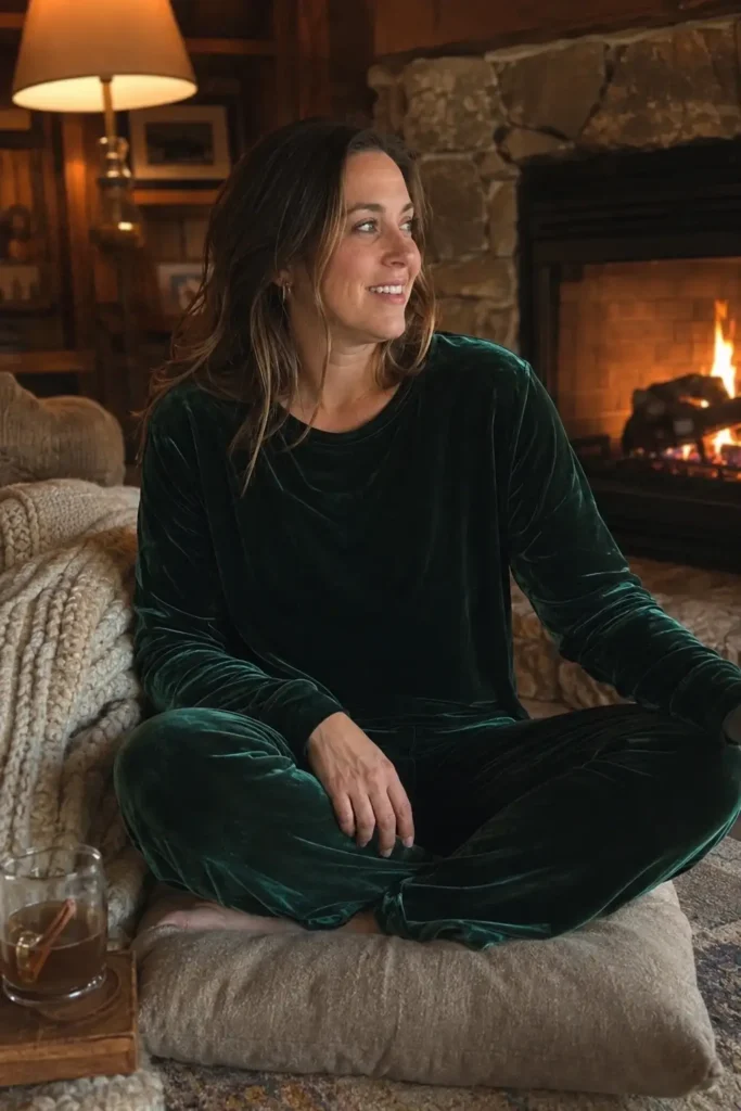 elvet loungewear set