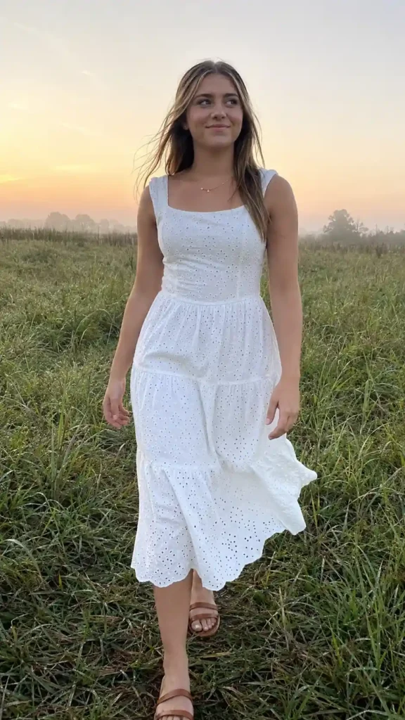 he white dress