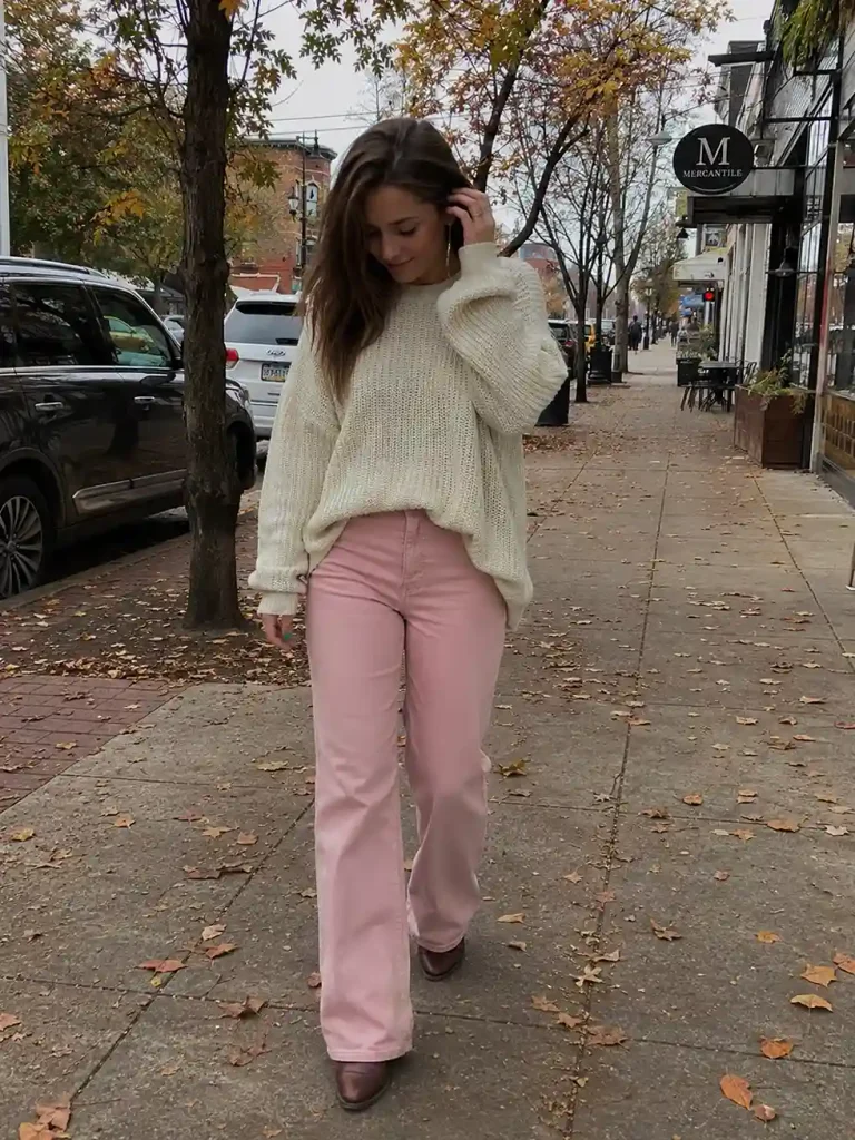 hunky cream sweater