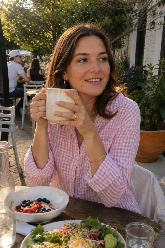 pink and white gingham