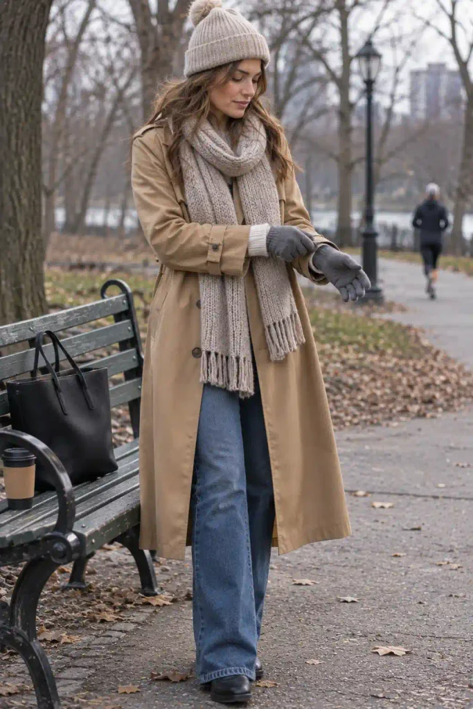 A slouchy beanie