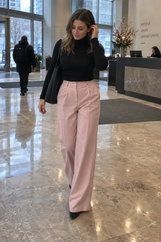 Black turtleneck