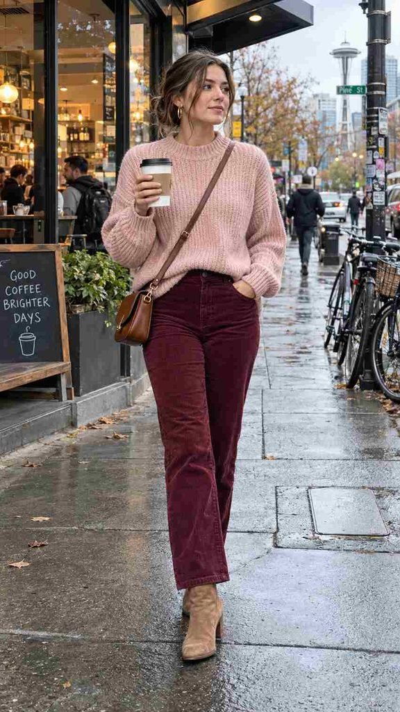Blush knit sweater