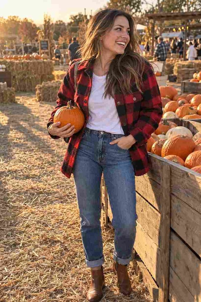 Buffalo plaid shacket