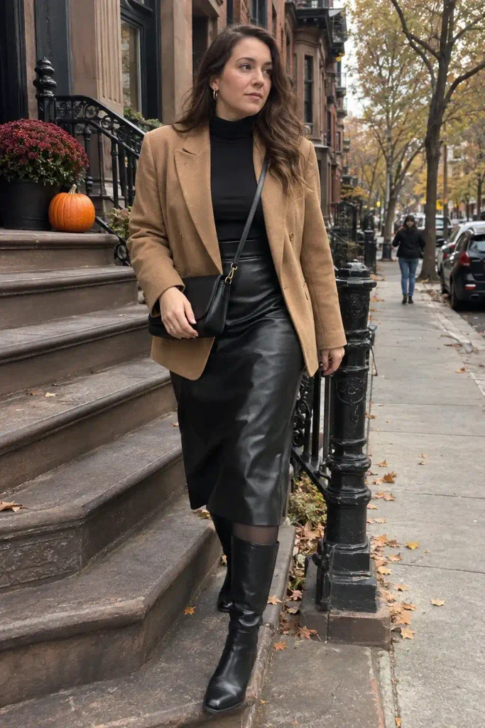 Camel blazer