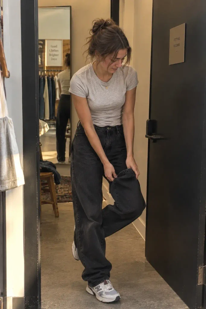 Caring for black baggy jeans so they stay black