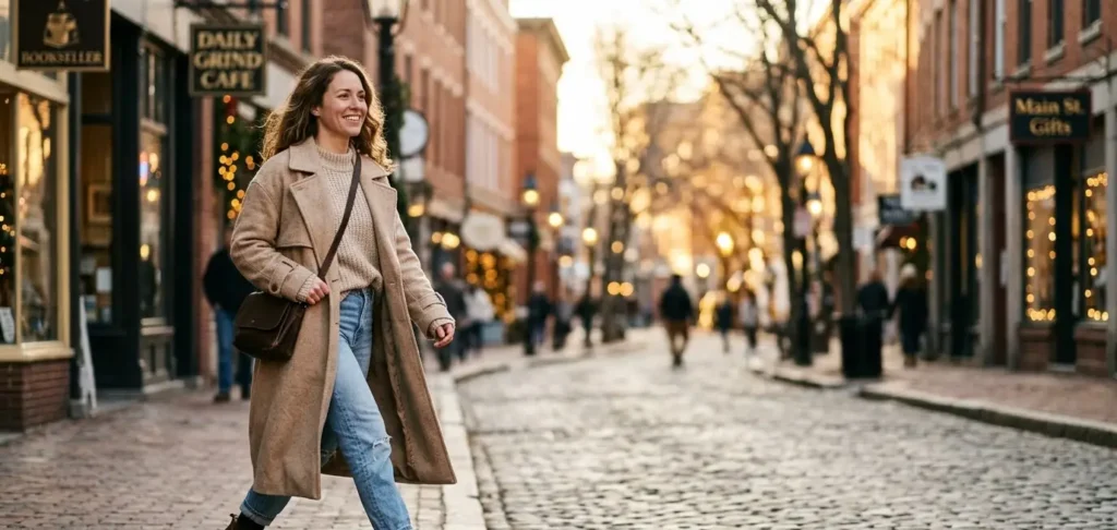 Casual Trench Coat Outfit Winter