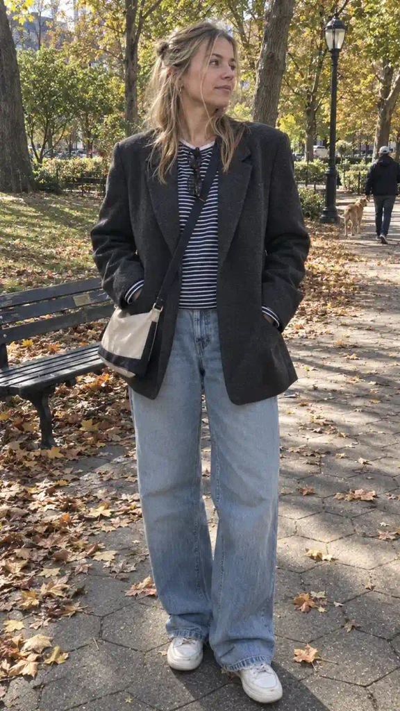 Charcoal blazer
