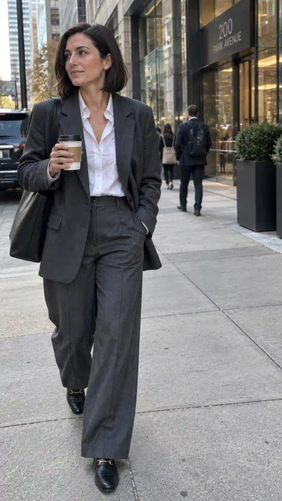 Charcoal blazer