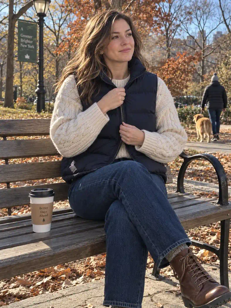Chunky knit sweater