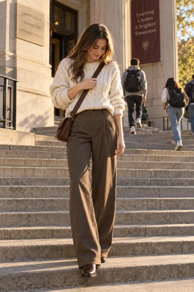 Chunky knit sweater