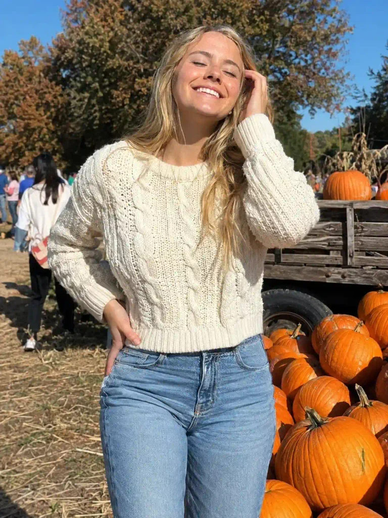 Chunky knit sweater