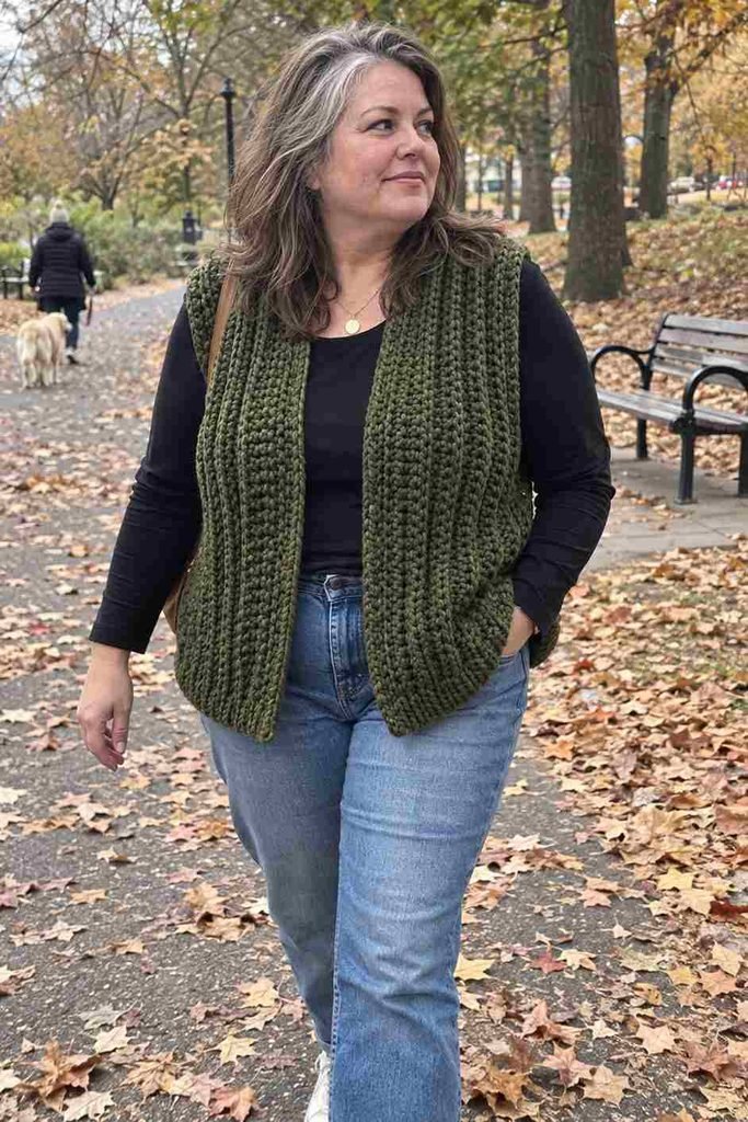 Chunky ribbed
