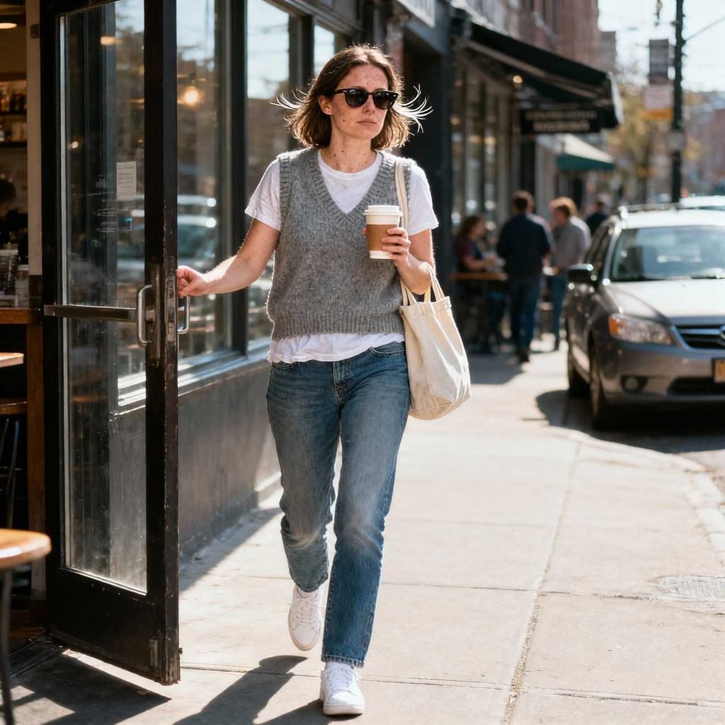 Coffee-run outfit
