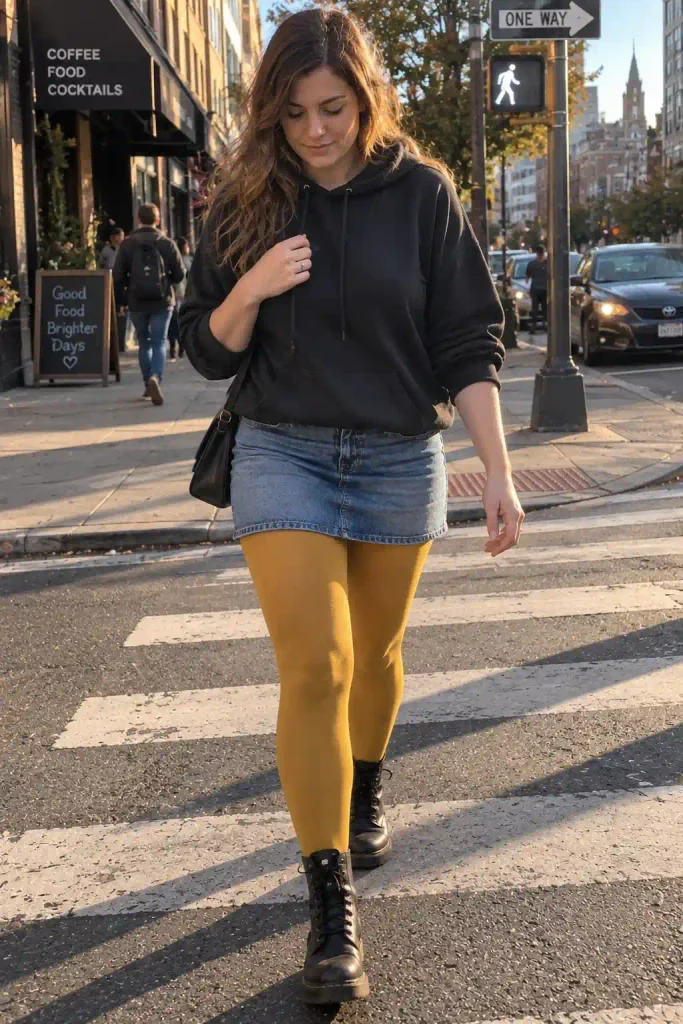 Colored tights with