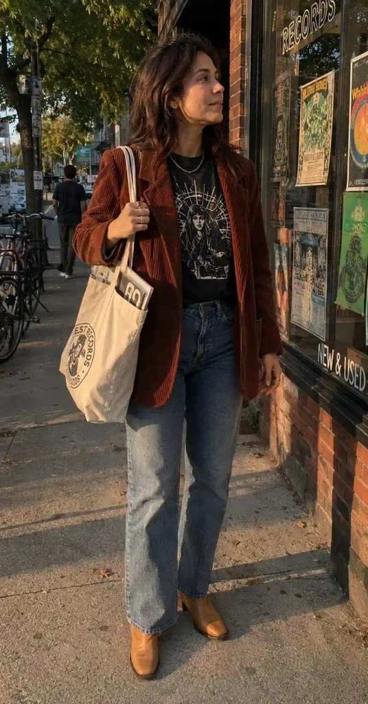 Corduroy blazer