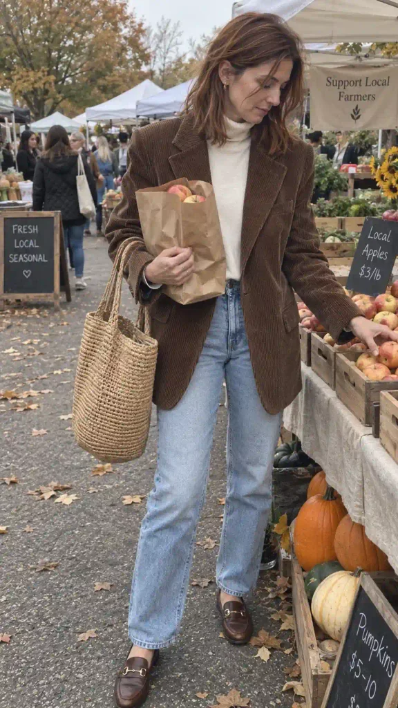 Corduroy blazer