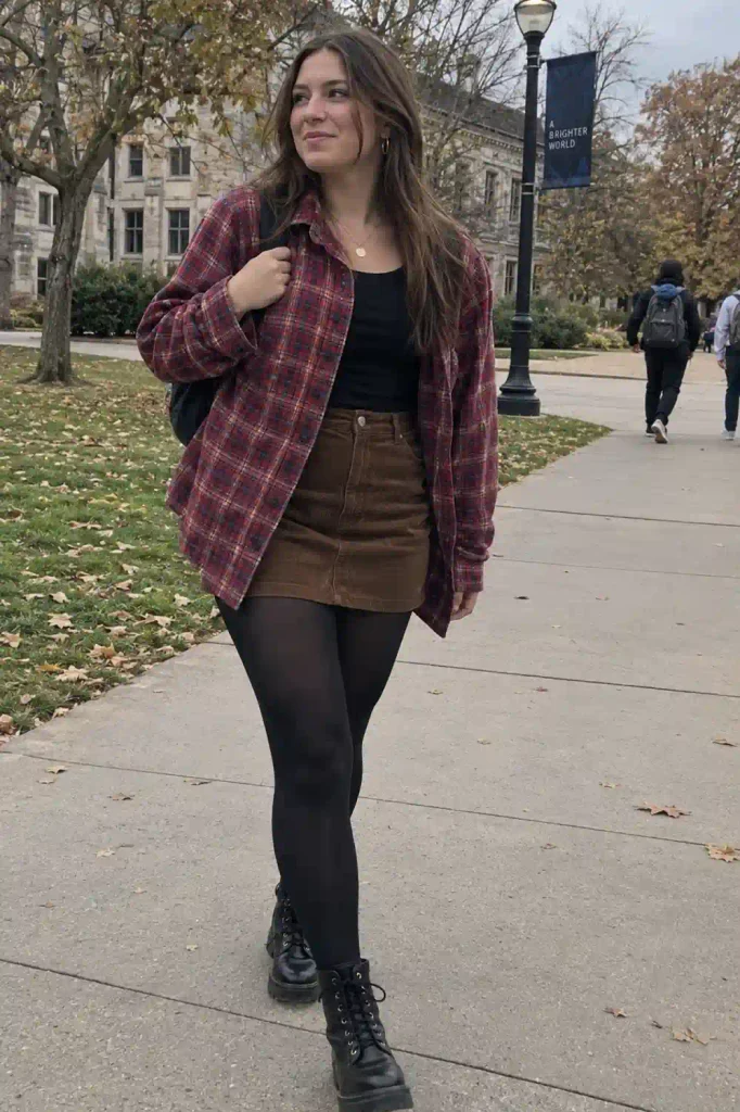 Corduroy skirt