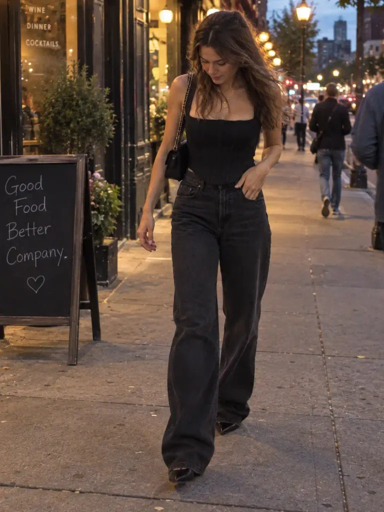 Corset top with