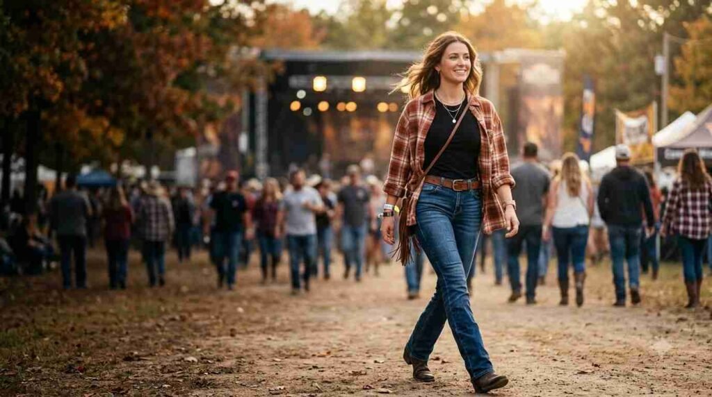 Country concert outfit inspo fall