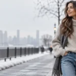 Cozy Jeans and Sweater Outfit Winter Looks