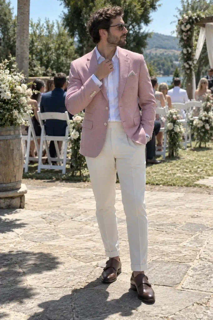 Cream trousers