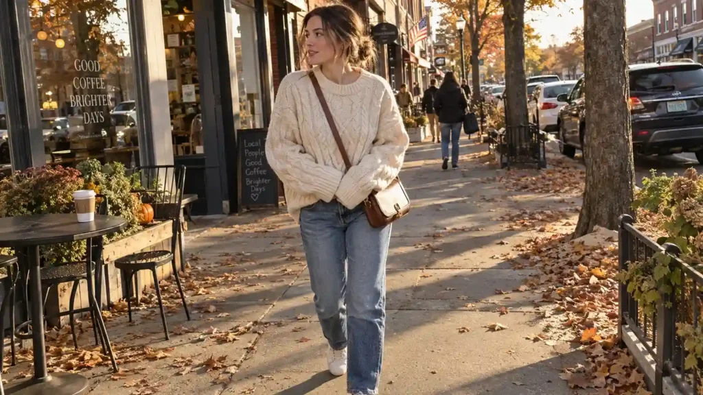 Fall Sweater and Jeans