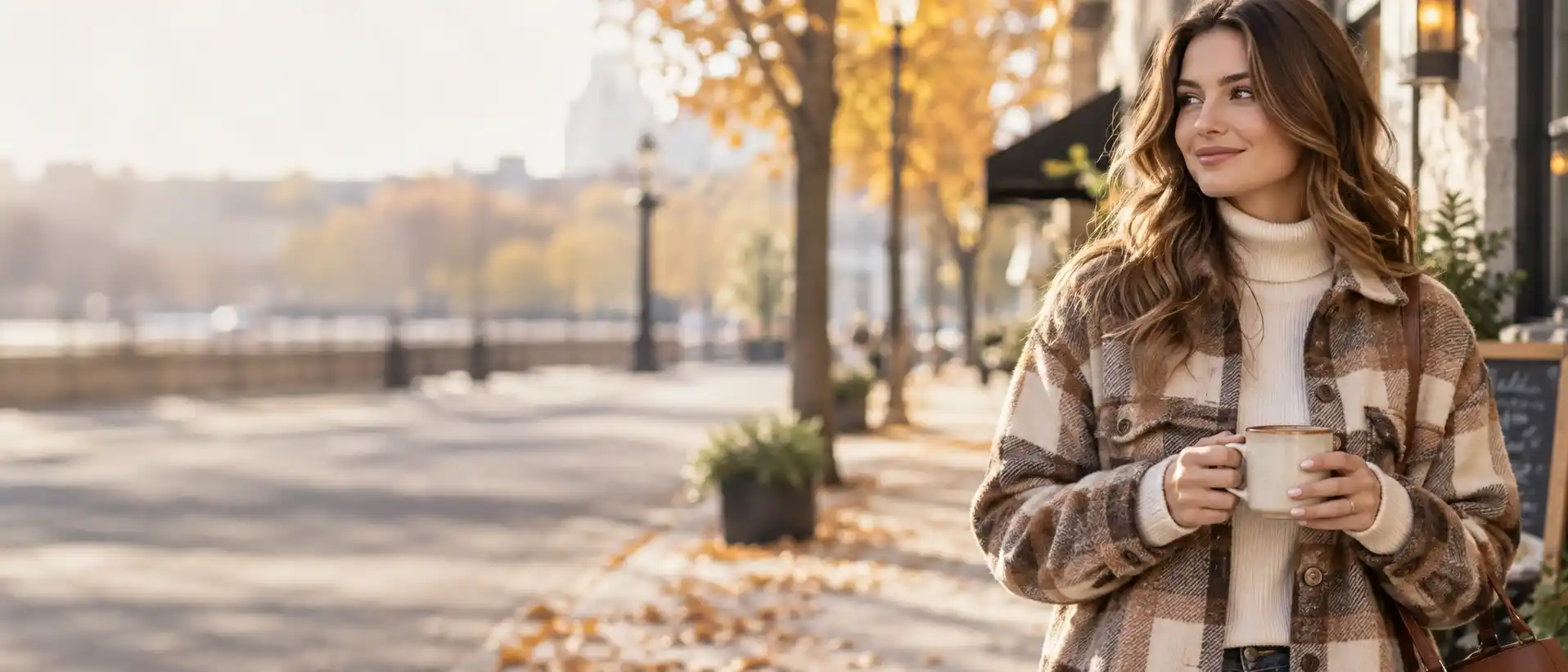 Fall shacket outfit women
