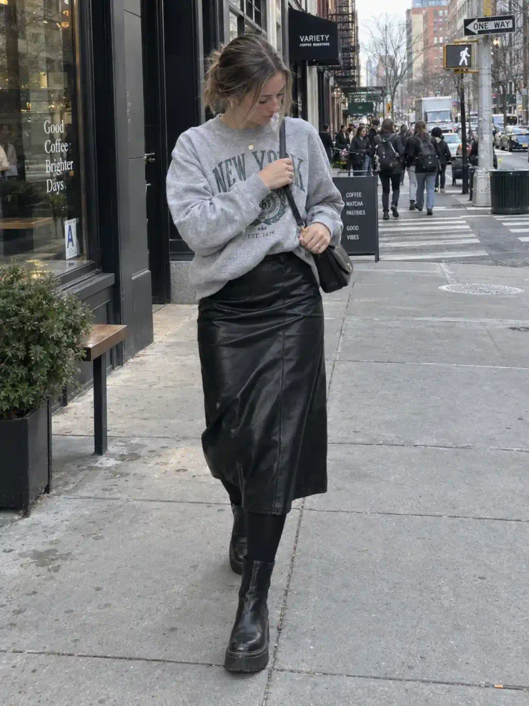 Faux leather