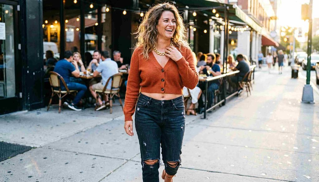 Fine-knit cardigan