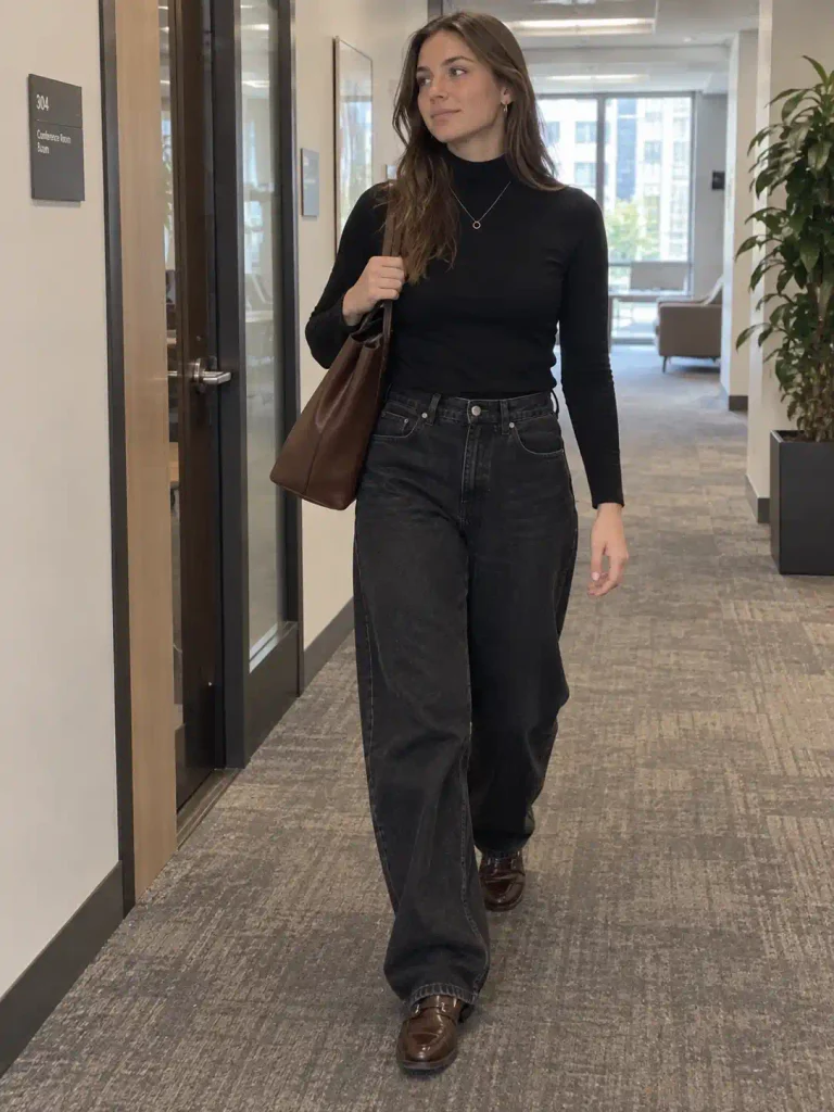 Fitted turtleneck