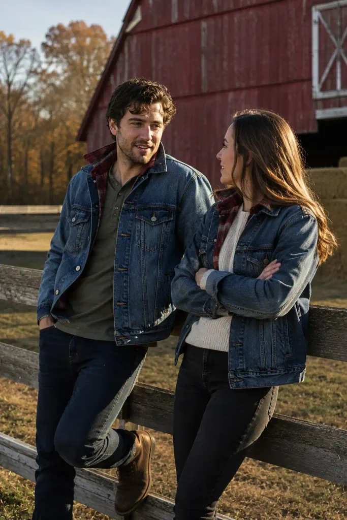 Flannel-lined denim