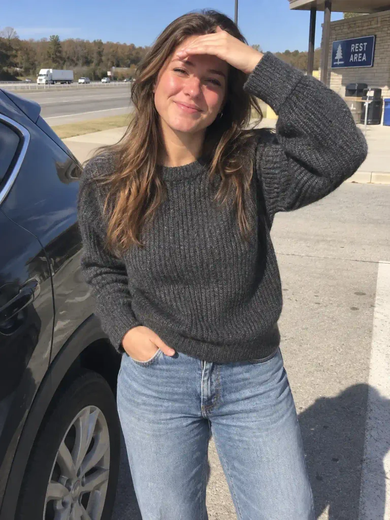 Fleece-lined jeans with a heavy