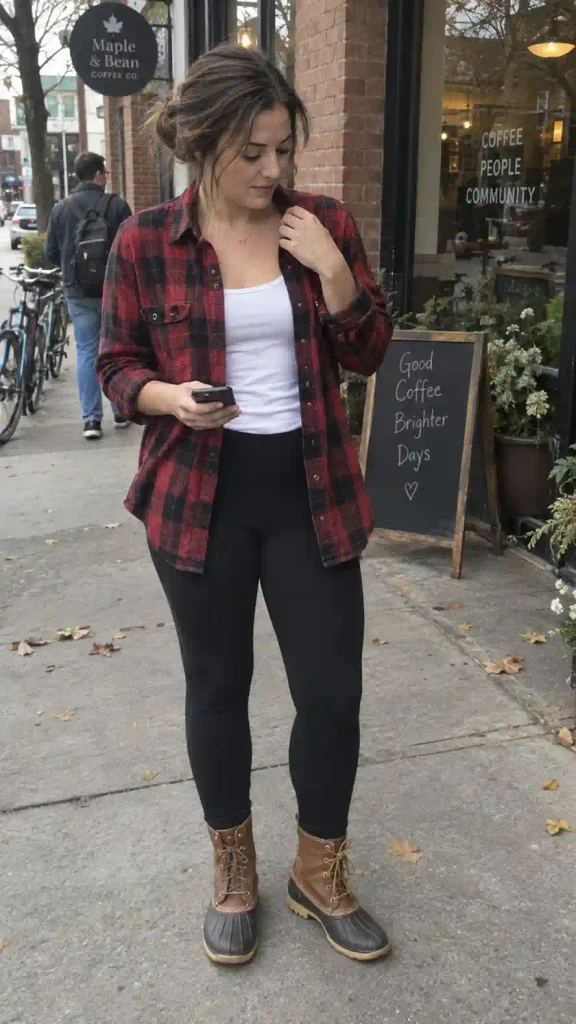 Fleece-lined leggings