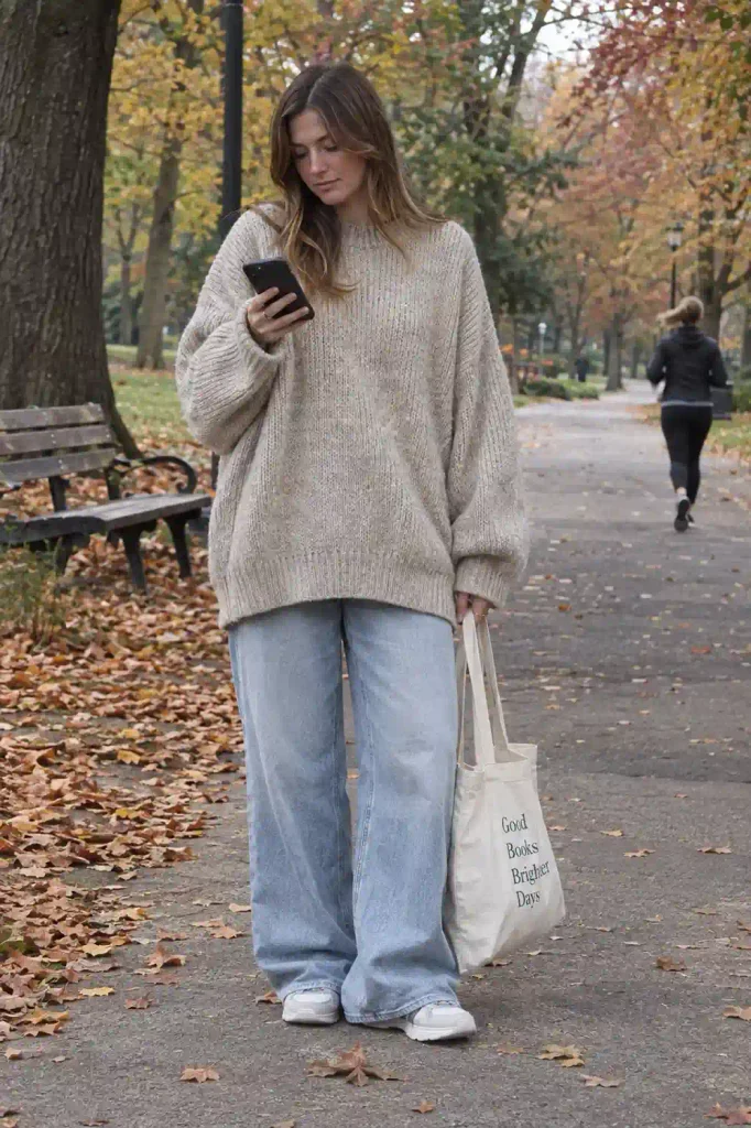 Going oversized on top and bottom