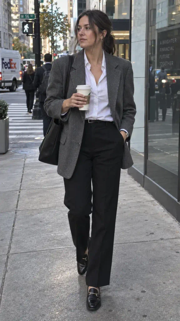 Grey blazer