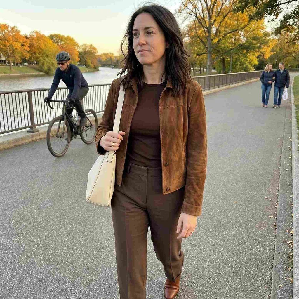 Head-to-toe chocolate brown