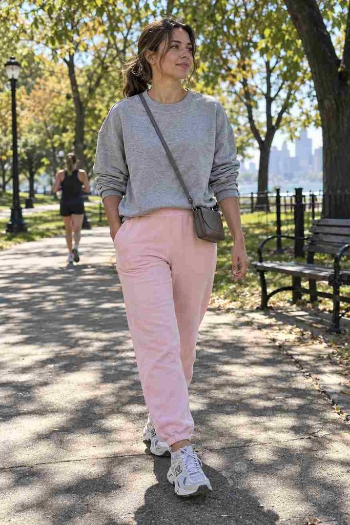Heather gray crewneck