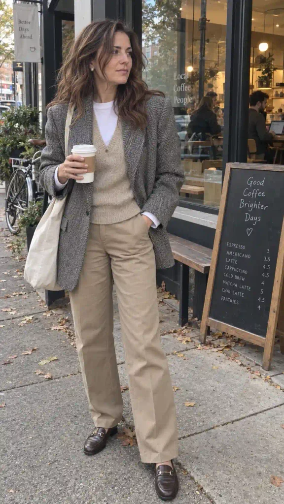 Herringbone blazer